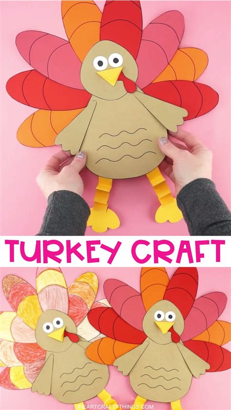 Paper turkey craft – Artofit