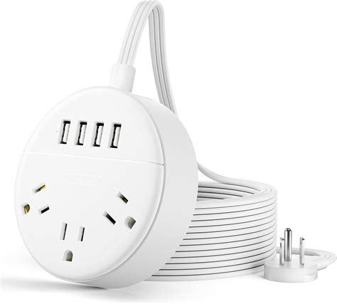 Amazon.com: NTONPOWER 10 FT Flat Extension Cord, Ultra Thin Flat Plug ...