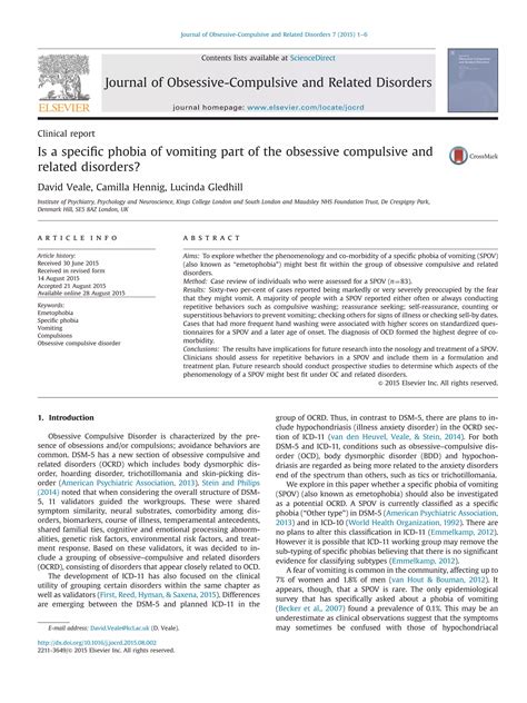 Veale, Hennig & Gledhill (2015) | PDF