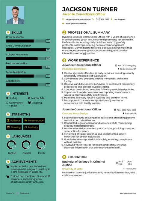 10+ Juvenile Correctional Officer Resume Samples & Templates for 2025