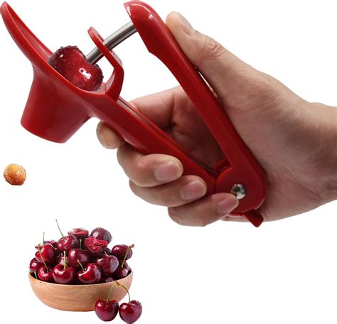 Amazon.com: Cherry Pitter Tool - Easy to Use with One-Hand Push Down ...