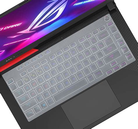 RAYA Silicone Keyboard Skin Cover for 2022 2023 ASUS ROG Strix G17 and ...