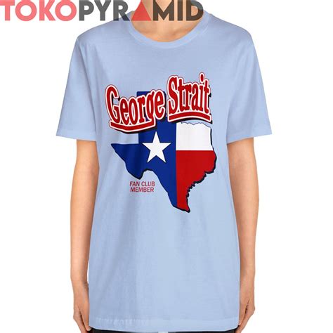 Rare Vintage George Strait Fan Club Member Shirt - TokoPyramid