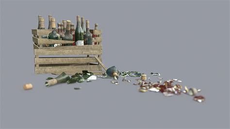 Wooden Alcohol box PBR Game Ready - Superhive (formerly Blender Market)