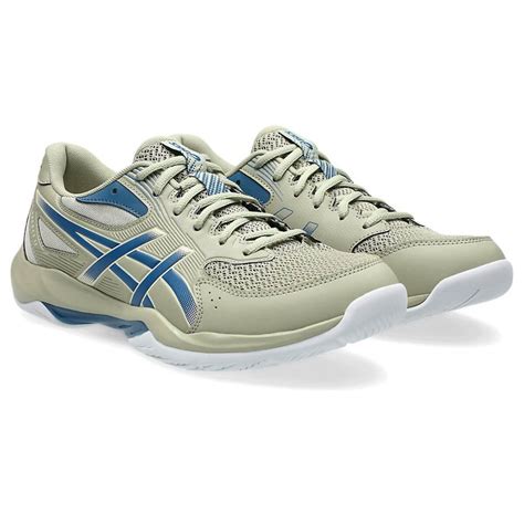 Asics Gel-Rocket 12 Badminton/Volleyball Shoes (KHAKI/WINTER SEA ...