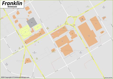 Franklin Tennessee Map