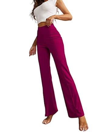 Buy SWADESI STUFF Women's Regular Fit High-Waisted Pant Bell Bottom ...