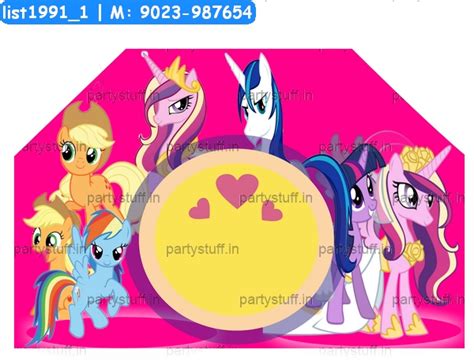 Little Pony Invitation Card Cards in Little Pony theme