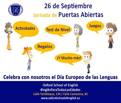 Felíz día de las lenguas!!! - Oxford School Of English