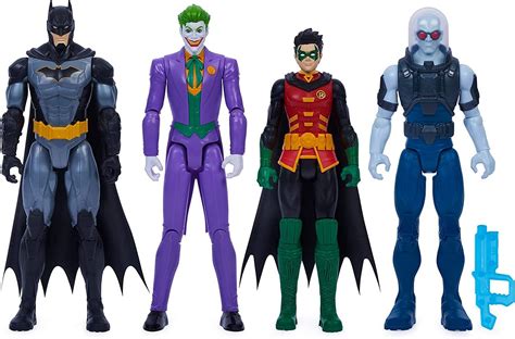 DC Comics, Batman and Robin vs. The Joker and Mr. Freeze, 12-inch ...