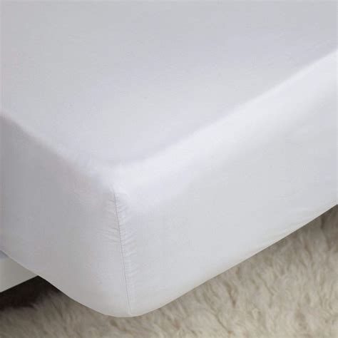 SweetNeedle Full Size Fitted Sheet Only, 200 Thread Count 100% Cotton ...