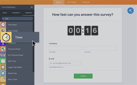 Image result for JS Add Timer to Form