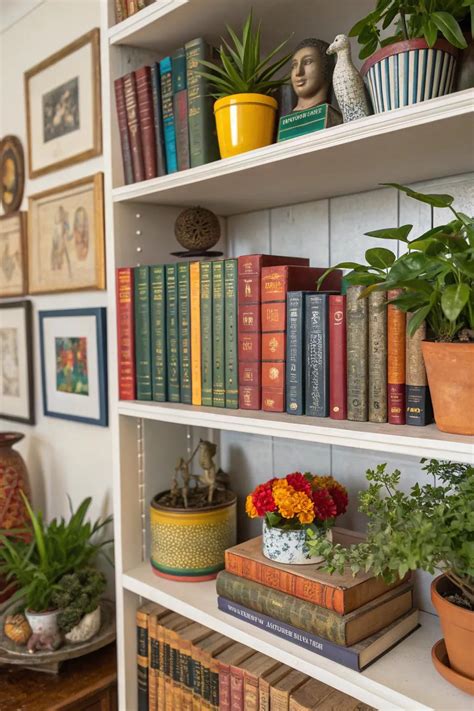 20+ Clever Bookshelf Organization Ideas