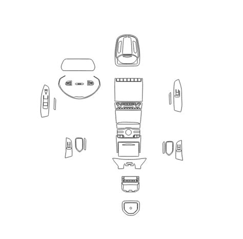 Purchase the patterns for body and interior protection of Jeep