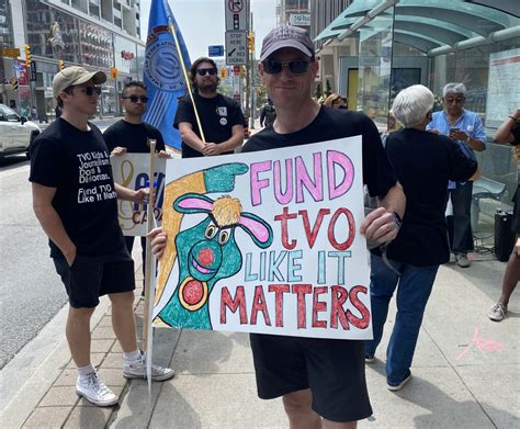 TVO workers walk off job in station's first-ever strike