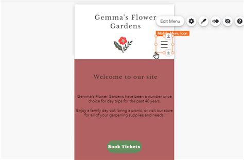 Image result for Wix Menu Design