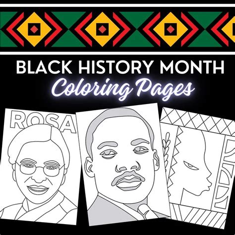 Free Printable Black History Month Coloring Pages/women In History ...