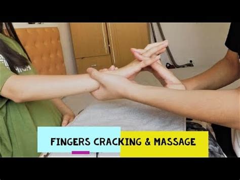 Finger Massage & Cracking | Gentle Hand Massage ASMR
