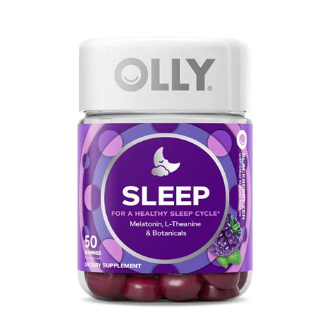 OLLY SLEEP VITAMIN 50CT, BLACKBERRY ZEN - CVS Pharmacy