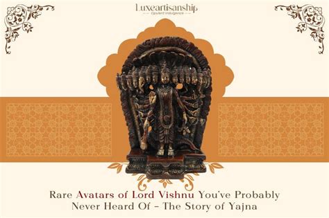 Rare Avatars of Lord Vishnu You've Probably Never Heard of – The Story