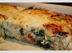 vegetable lasagna white sauce spinach
