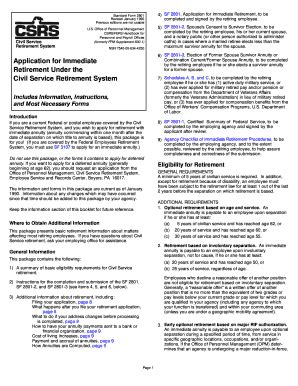 OPM Standard Form 2801 1990 - Fill and Sign Printable Template Online