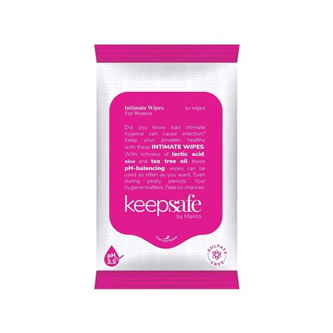 Buy KEEPSAFE INTIMATE WIPES FOR WOMEN - 10 PCS Online & Get Upto 60% ...