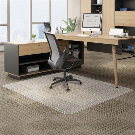 Futurwit Large Office Chair Mat for Low Pile Carpets, 44” x 58” Desk ...