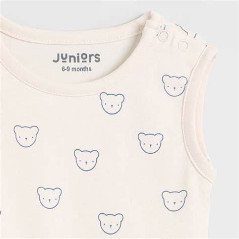 Buy Juniors Printed Sleeveless Bodysuit - Set of 7 from Juniors at just ...