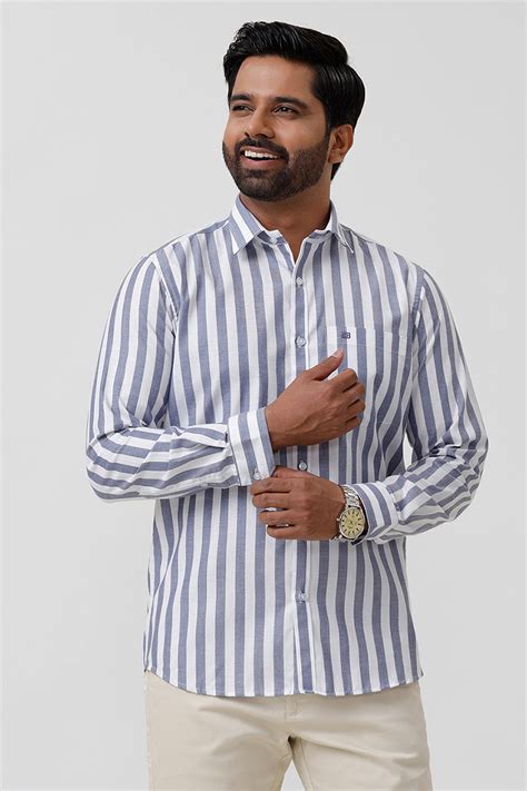 Stripe Shirts | Shop Casual Stripe Shirts for Men Online – Uathayam