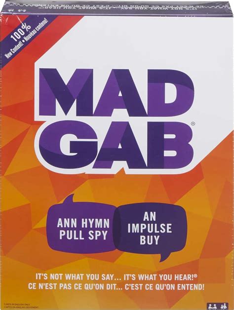 Amazon.com: Mattel Games Mad Gab : Toys & Games