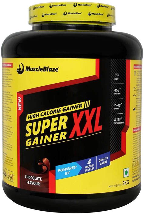 MuscleBlaze Super Gainer XXL Weight Gainers/Mass Gainers Price in India ...