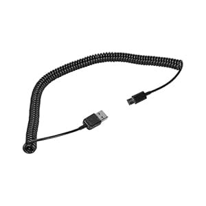 Type C to USB 2.0 Male Spiral Coiled Cables, 3 Meter/9.8ft Stable Type ...