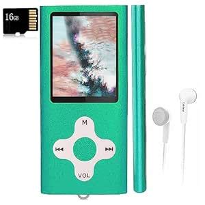 Mp3 Player,Music Player with a 32 GB Memory Card Portable Digital Music ...