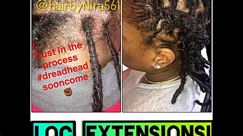 Image result for How to Attach Loc Extensions to Long Locs