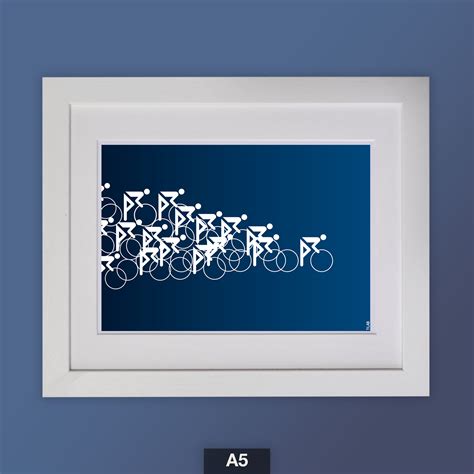 T-lab Peloton cycling wall art print