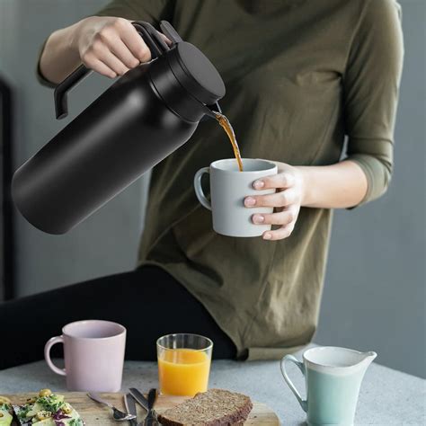 Carperipher Thermal Coffee Carafe, 50oz Stainless Steel Double India | Ubuy