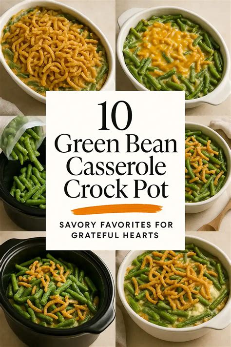 10 Green Bean Casserole Crock Pot Savory Favorites for Grateful Hearts