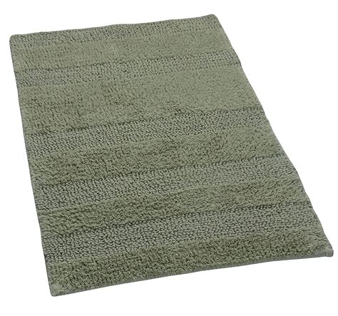 Buy Castle Hill Wide Cut Reversible Bath Rug, 20 by 30-Inch, Light Sage ...