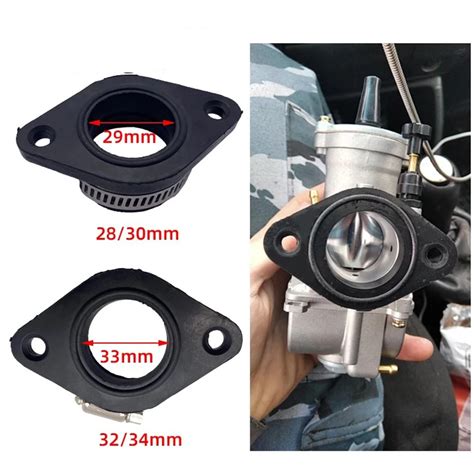 Carburetor Fuel Inlet Fitting 32-34mm Motorcycle Carburetor Rubber ...