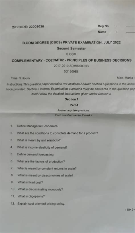 FINANCIAL ACCOUNTING 1 st sem previous year questions paper - Scanned ...