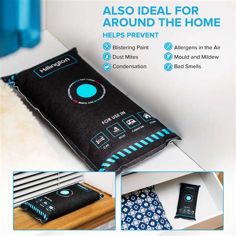 Buy Hillington Reusable Car Interior Dehumidifier Bag and Dashboard ...