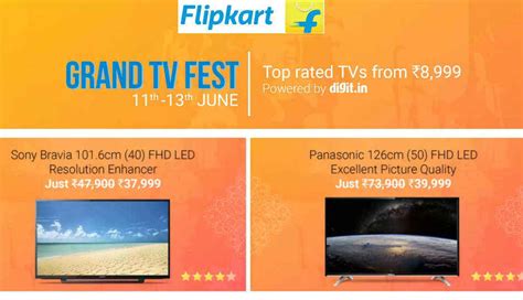 We pick the Top 5 Full HD LED TV deals from Flipkart’s Grand TV Fest ...