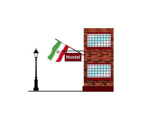 Iran Hostels Hotel Vector Illustration – City Vectors