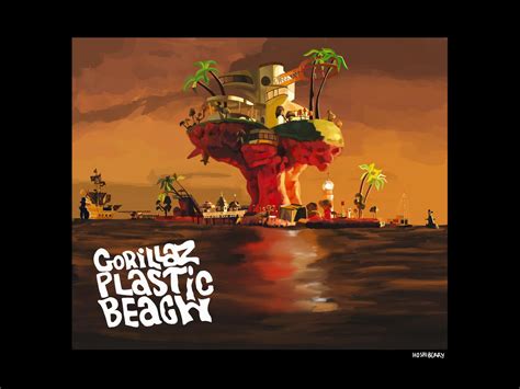 Gorillaz Plastic Beach Album Cover