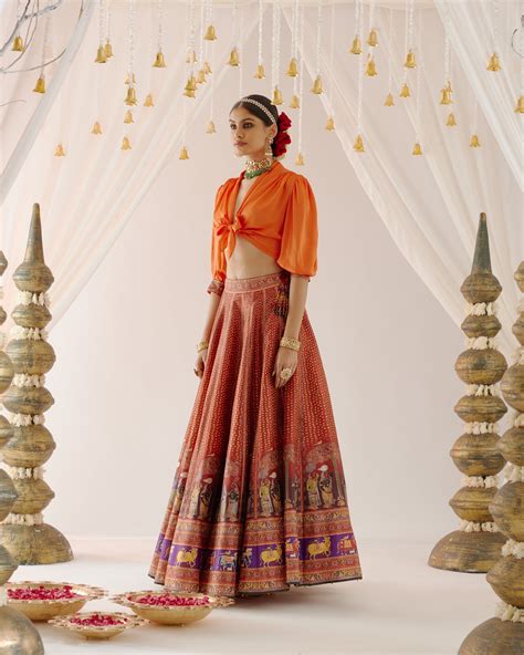 Vrindavan : Rubali Leela - Rust/Maroon – Rajdeep Ranawat