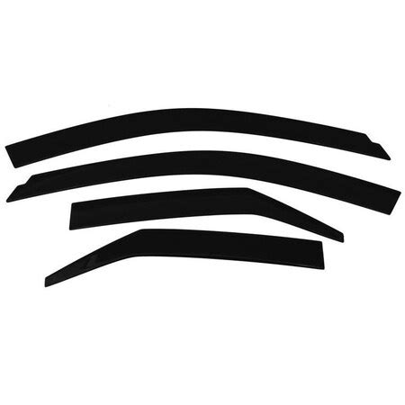 Ventshade Rainguards, Low Profile, Tape-On, Smoke, Acrylic, Set Of 4 ...