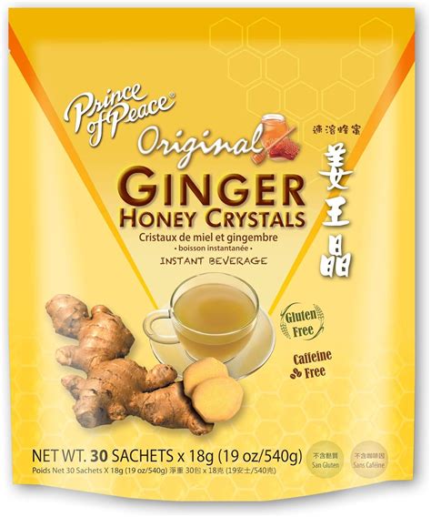 Amazon.com : Prince of Peace Instant Ginger Honey Crystals, 30 Sachets ...