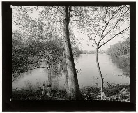 View from end of Leverett Pond looking north-east towards Boston, the ...