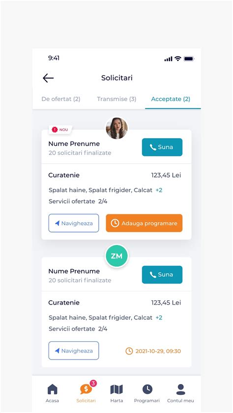 Home Friends - Android and iOS mobile application for customers a